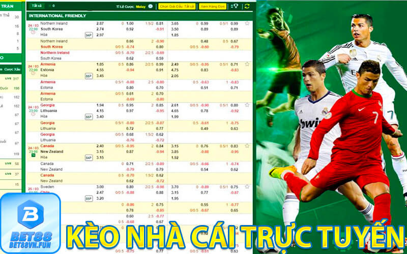Kèo nhà cái trực tuyến