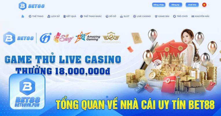 tổng quan về nhà cái uy tín Bet88-min