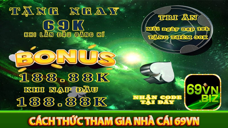 Hướng dẫn chi tiết từng bước tham gia nhà cái 69vn